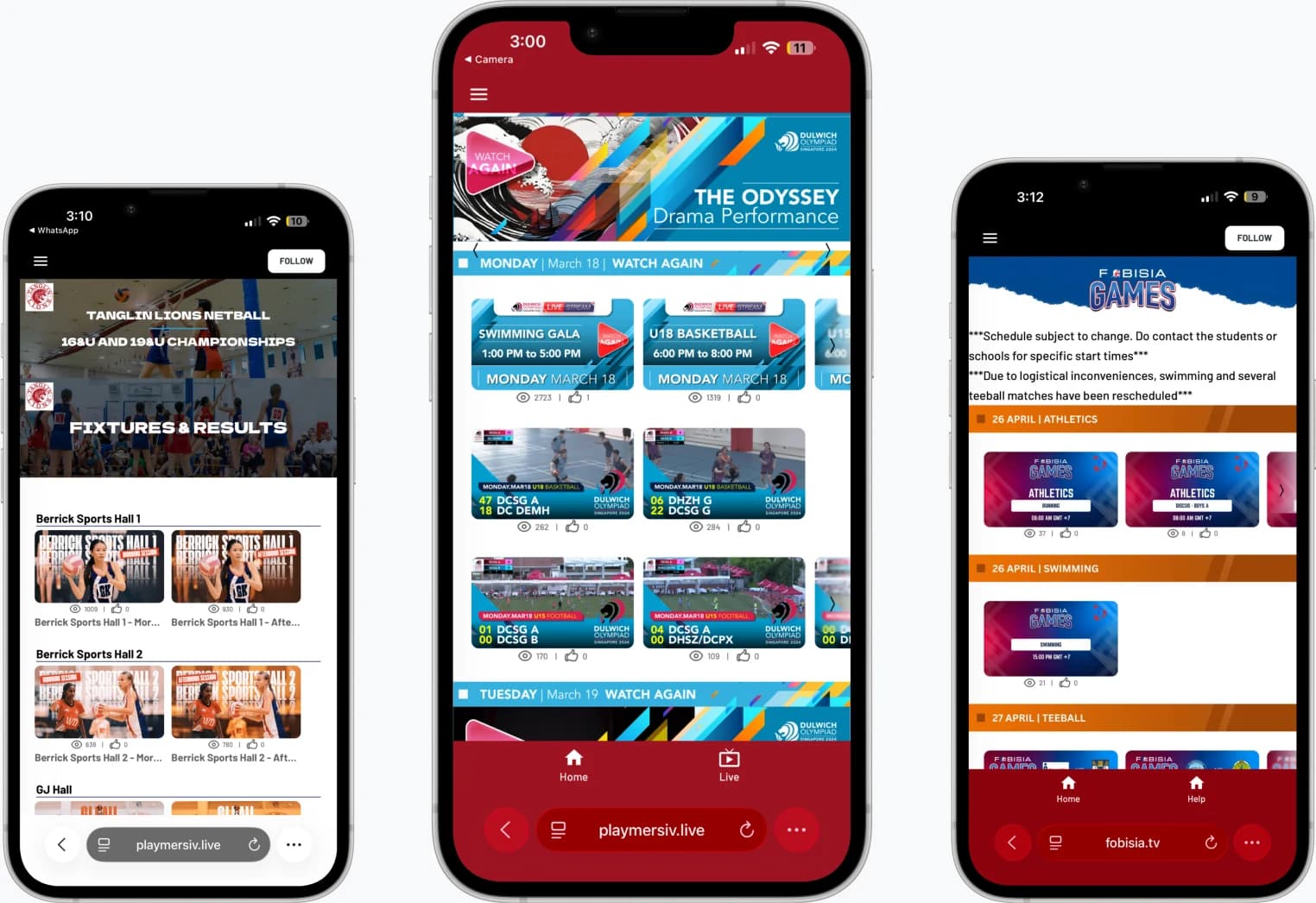 PlayMersiv app previews across phone and tablet devices